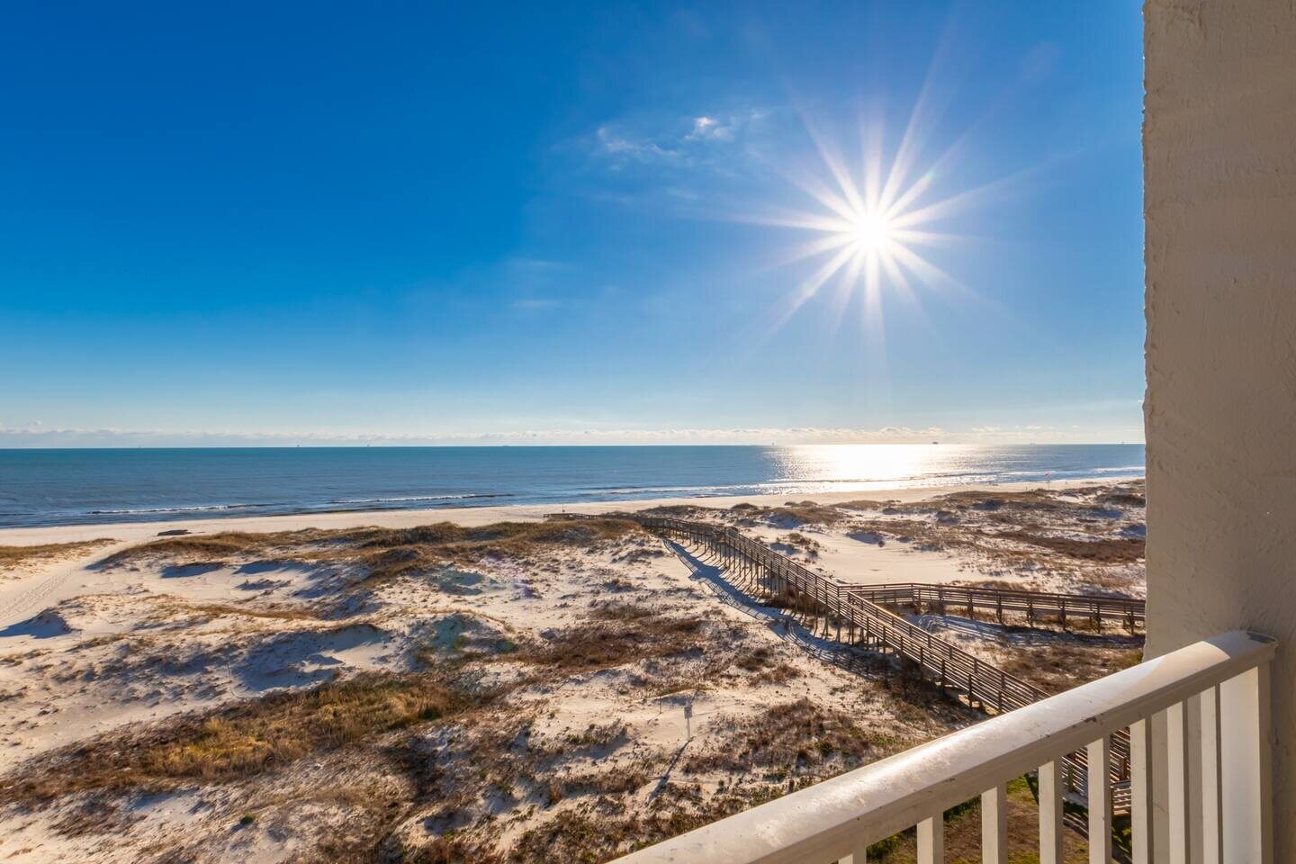 A view from The Seaside Suite